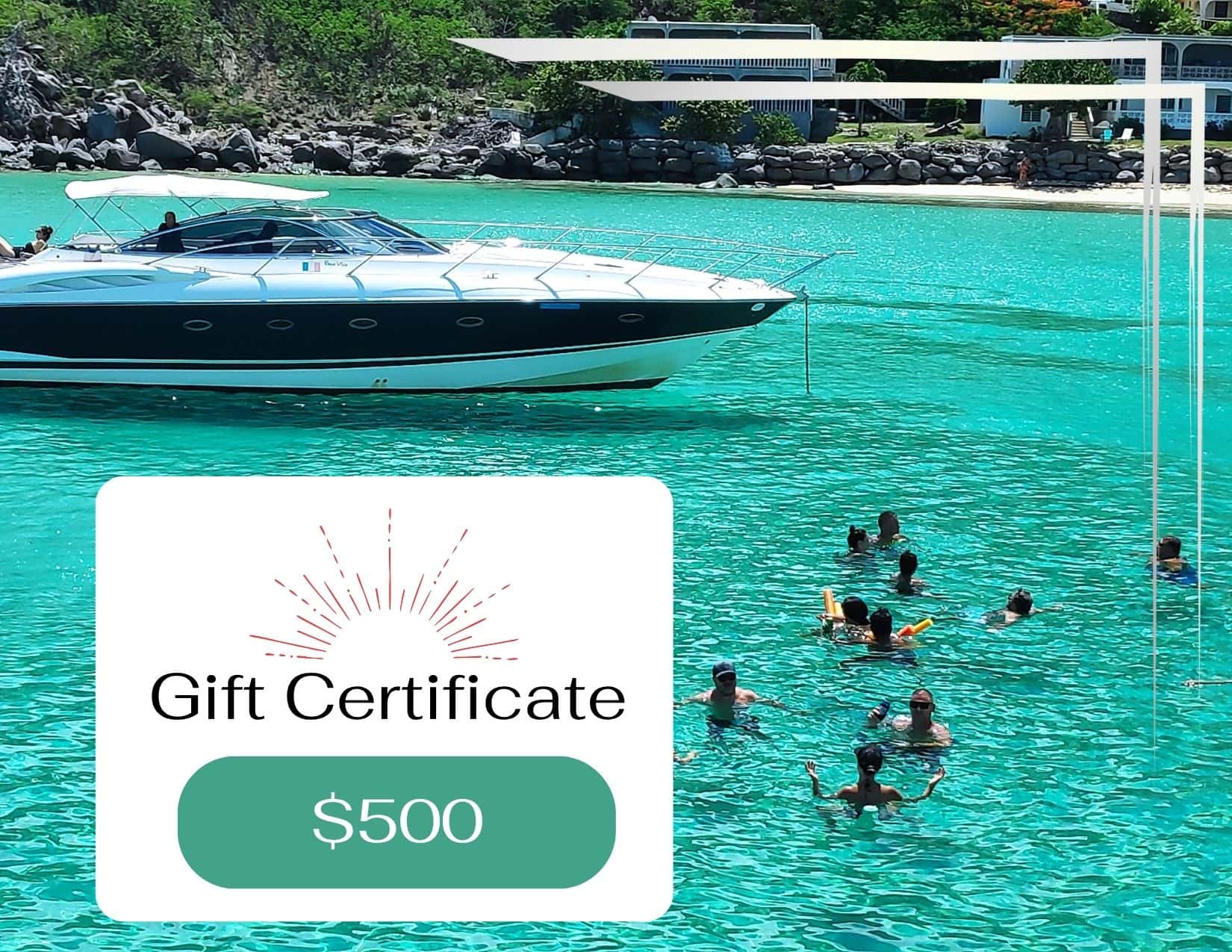 Gift certificate