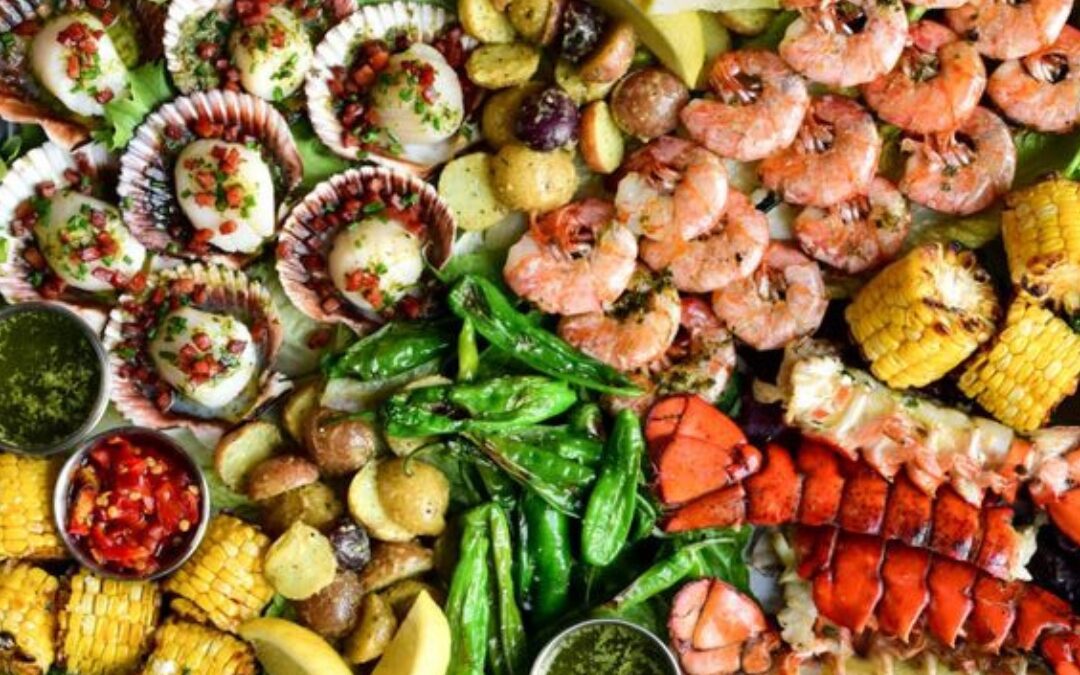 Catering lunch onboard